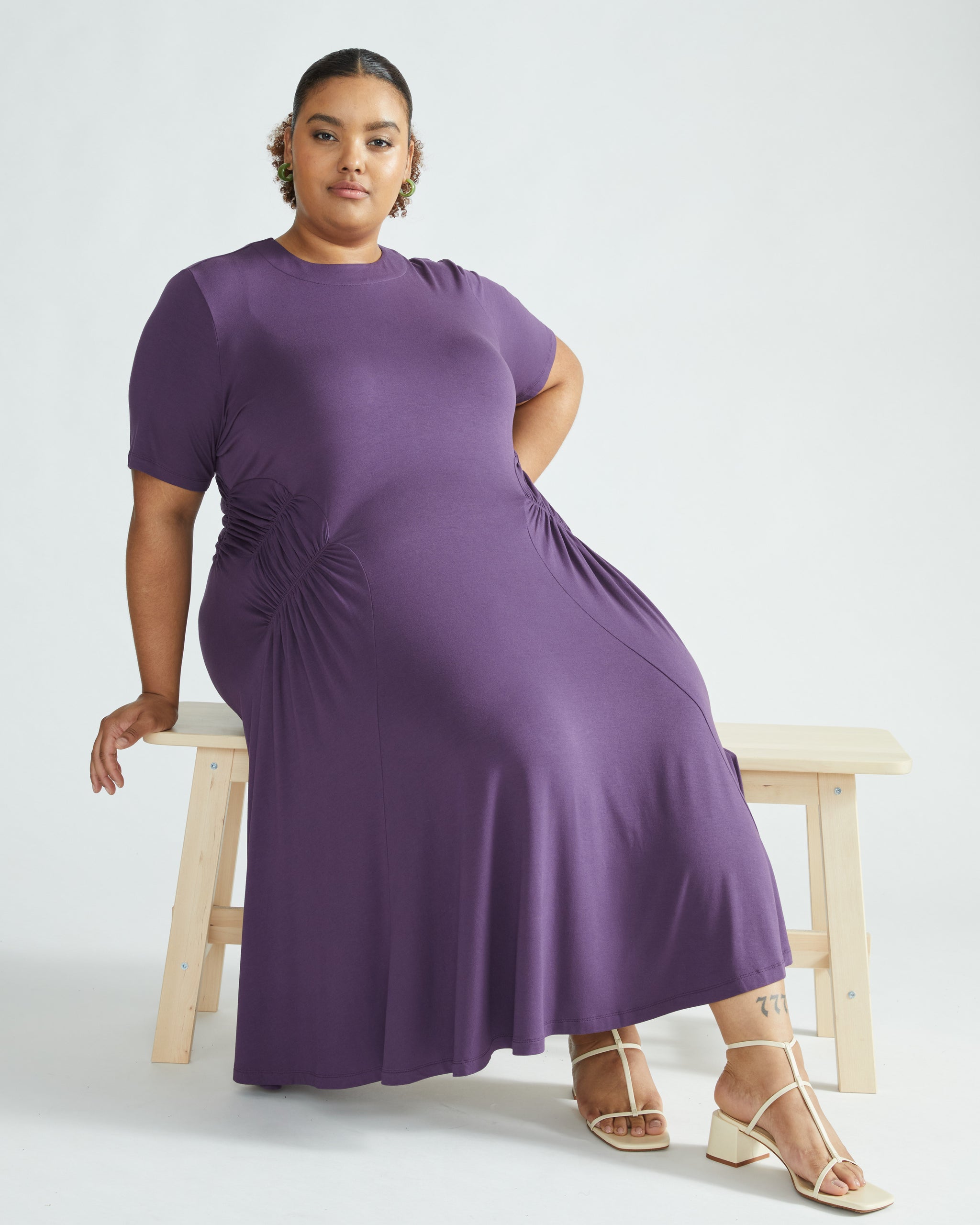 plus size jersey dress